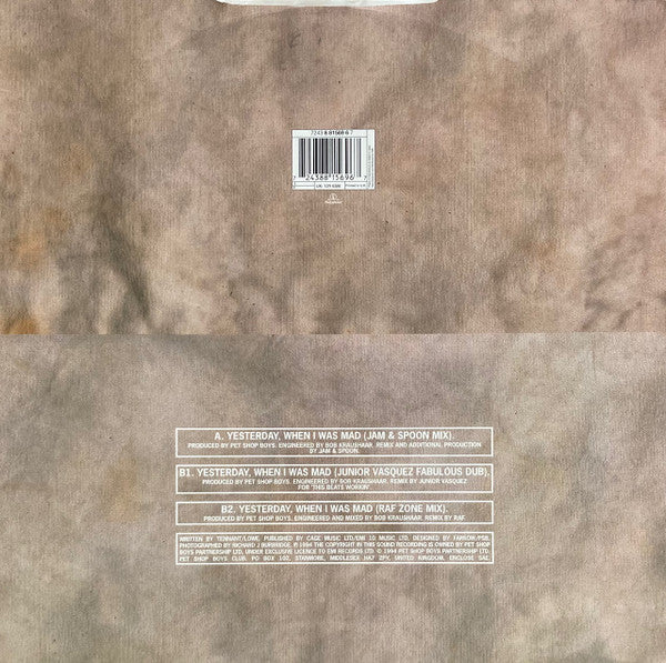 Yesterday, When I Was Mad