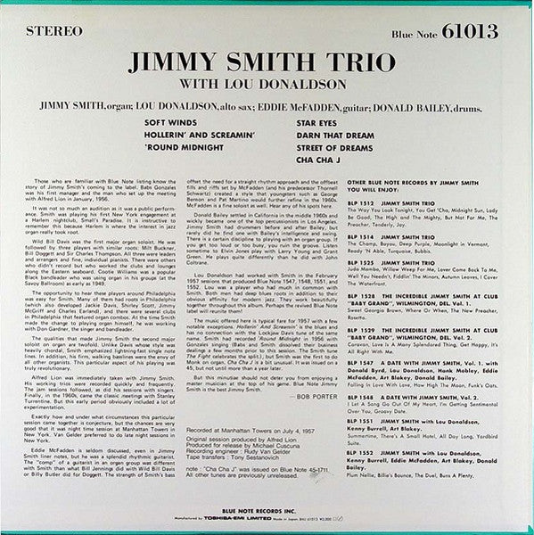 Jimmy Smith Trio + LD