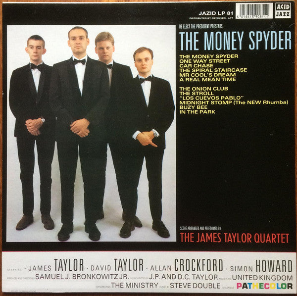 Master Release: The Money Spyder by The James Taylor Quartet