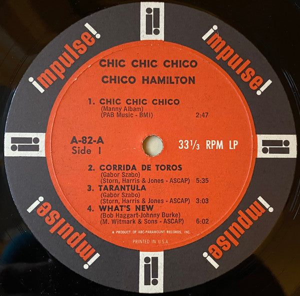 Release: Chic* Chic Chico-Vinyl-US-1965-A-82-721455