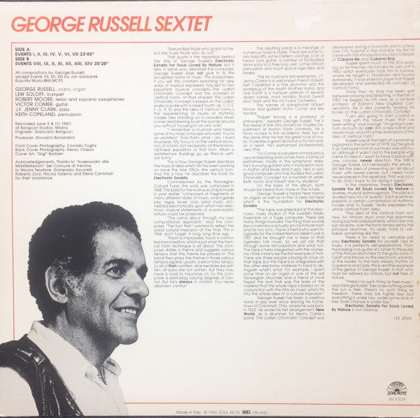 Master Release: Electronic Sonata For Souls Loved By Nature - 1980 by The George Russell Sextet