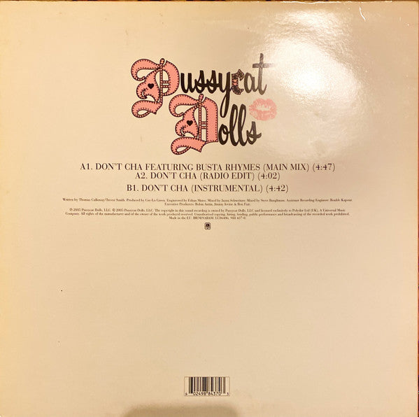 Master Release: Don't Cha by The Pussycat Dolls