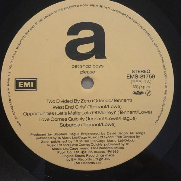 Please = ウエスト・エンド・ガールズ