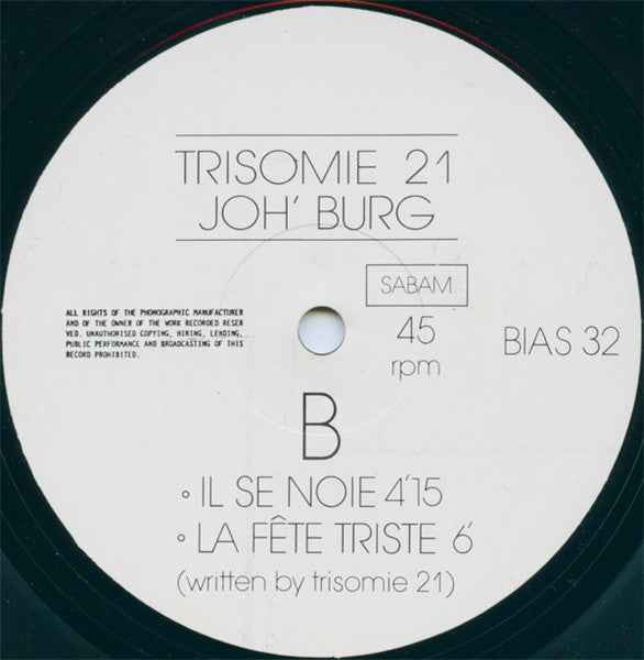 Joh' Burg And Two Other Songs