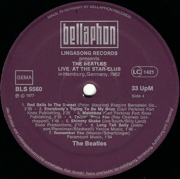 Live! At The Star-Club In Hamburg, Germany; 1962