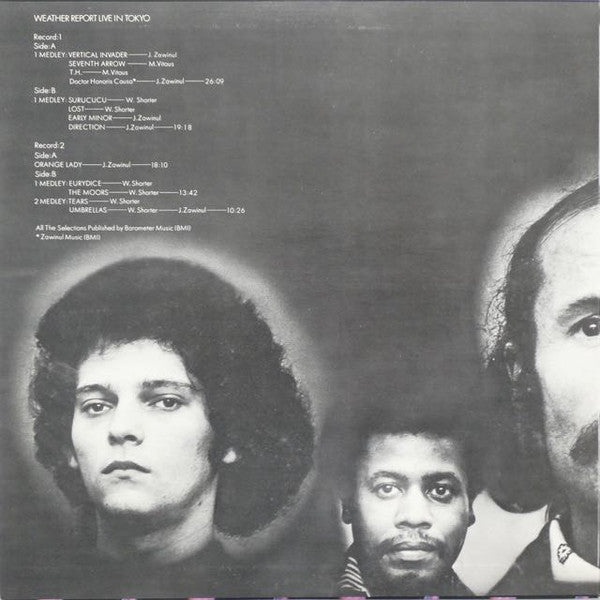 Release: Weather Report Live In Tokyo-Vinyl-Japan-1978-40AP 942~3-984226