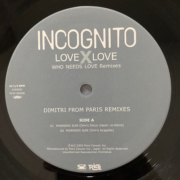 Love X Love (Who Needs Love Remixes Part 4)