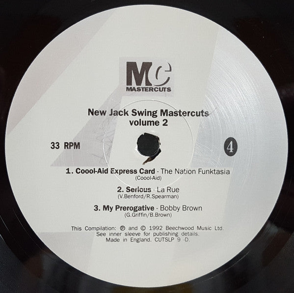 New Jack Swing Mastercuts Volume 2