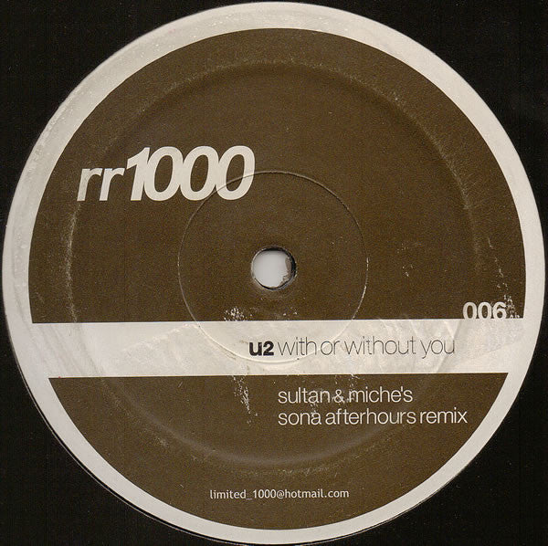 Master Release: With Or Without You (Sultan & Miche's Sona Afterhours Remix) by U2