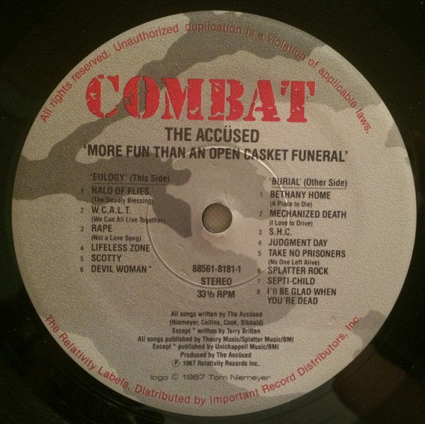 Master Release: More Fun Than An Open Casket Funeral by The Accüsed