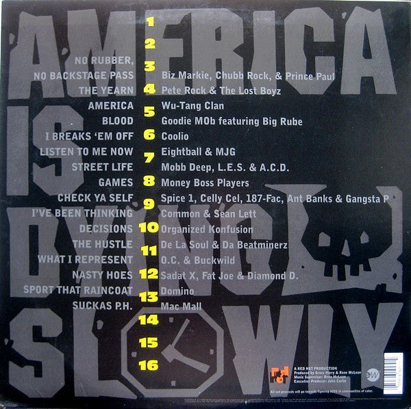 Release: America Is Dying Slowly-Vinyl-US-1996-61925-1, 61925-1-306079