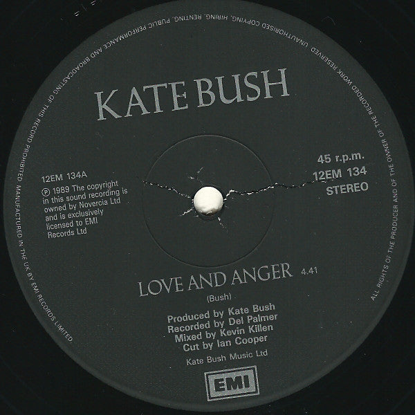 Release: Love And Anger-Vinyl-UK-1990-12EM 134-483471