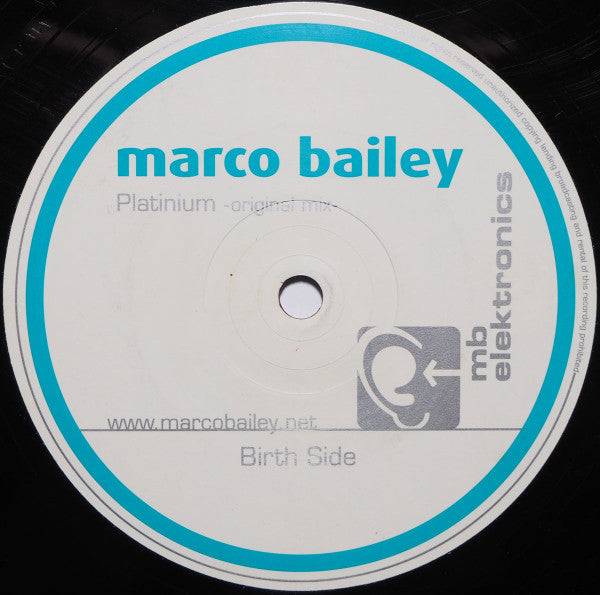 Master Release: Platinium / Mojito by Marco Bailey