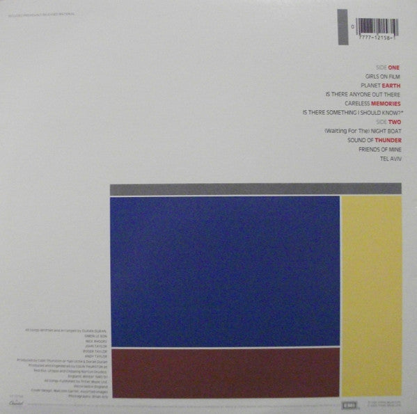Release: Duran Duran-Vinyl-US-1983-ST-12158-332611