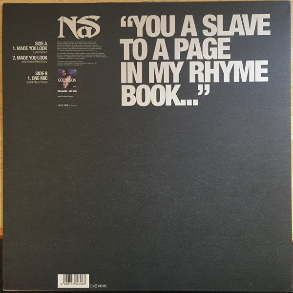 Master Release: Made You Look / One Mic by Nas