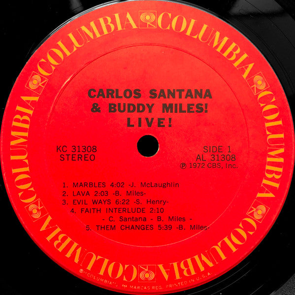 Carlos Santana & Buddy Miles! Live!