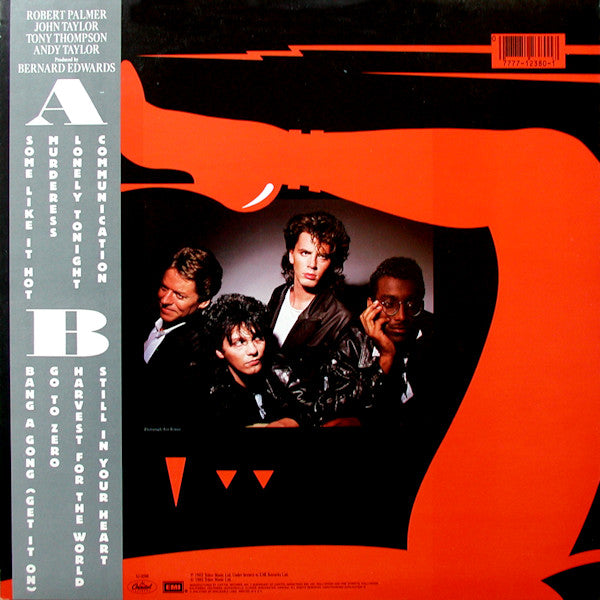 Release: The Power Station 33⅓-Vinyl-US-1985-SJ-12380-503701