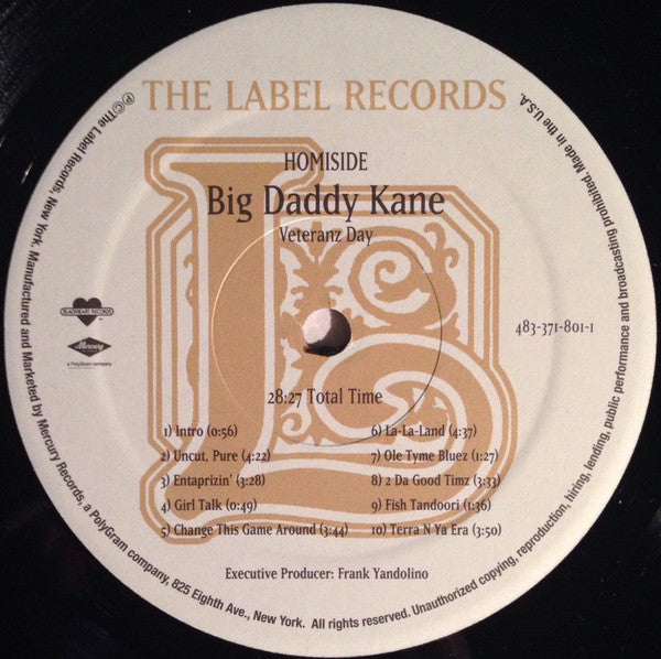 Master Release: Veteranz Day by Big Daddy Kane