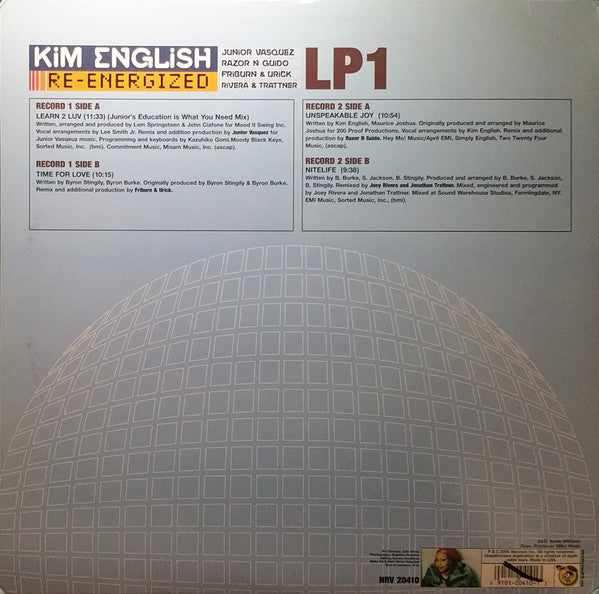 Release: Re-Energized-Vinyl-US-2000-NRV 20410-1, NRV 20410-268340
