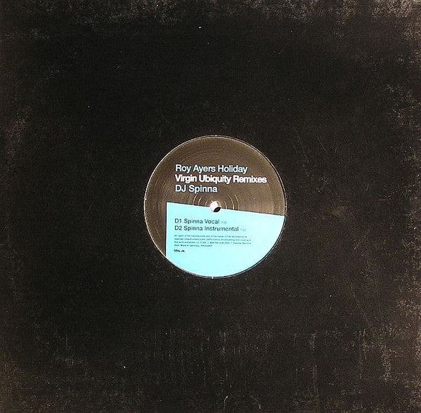 Release: Holiday (Virgin Ubiquity Remixes)-Vinyl-UK-2005-RR0048EP, RR0048EP-521647