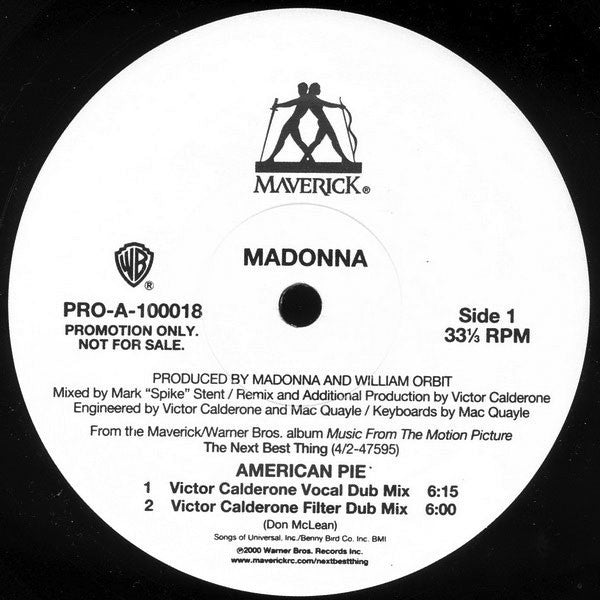 Master Release: American Pie by Madonna