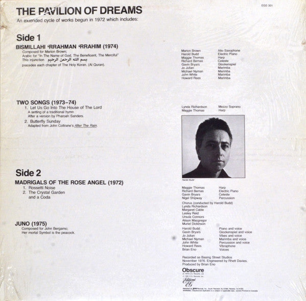 Release: The Pavilion Of Dreams-Vinyl-US-1981-EGS 301-351204