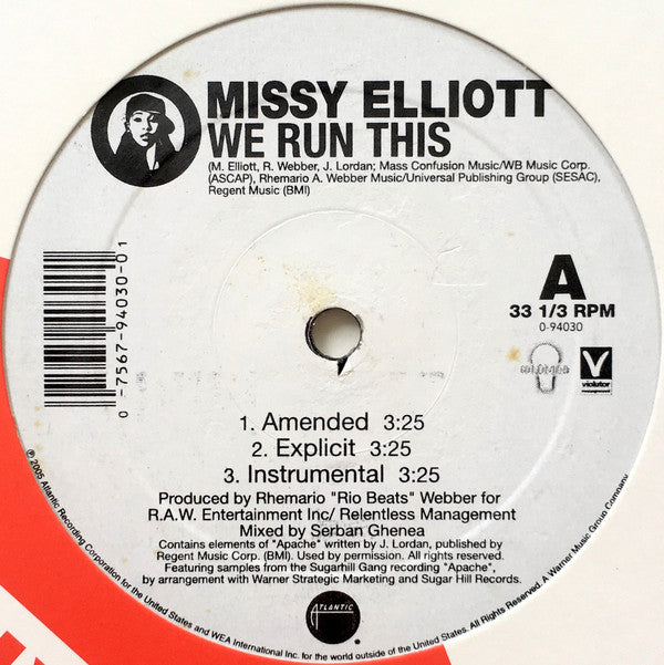 Master Release: We Run This by Missy Elliott