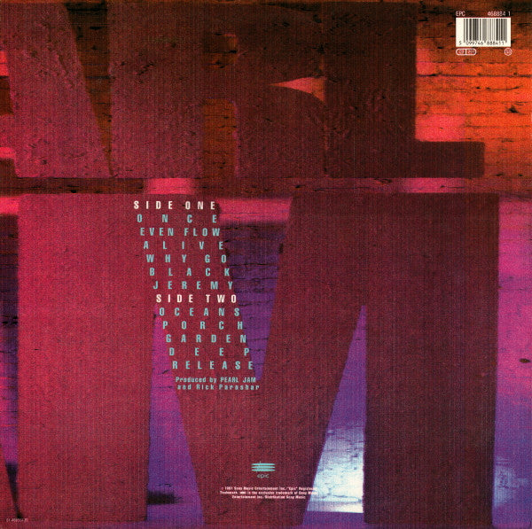 Release: Ten-Vinyl-Europe-1992-468884 1, EPC 468884 1-707653