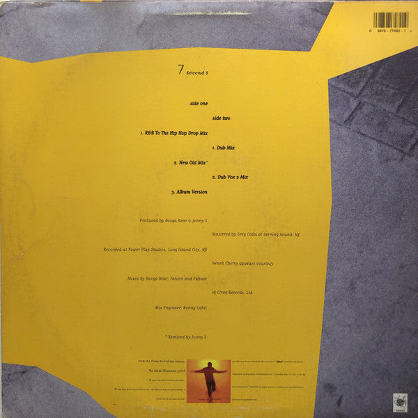 Release: 7 Seconds-Vinyl-US-1994-42 77482-280617