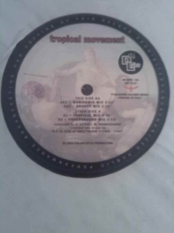 Master Release: Tropical Movement by DJ D Lite