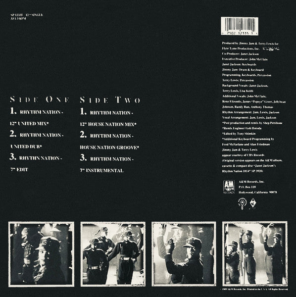 Release: Rhythm Nation-Vinyl-US-1989-SP-12335, SP 12335-109994