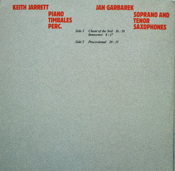 Release: Nude Ants (Live At The Village Vanguard)-Vinyl-Germany-1980-ECM 1171/72, 2641 171-687730