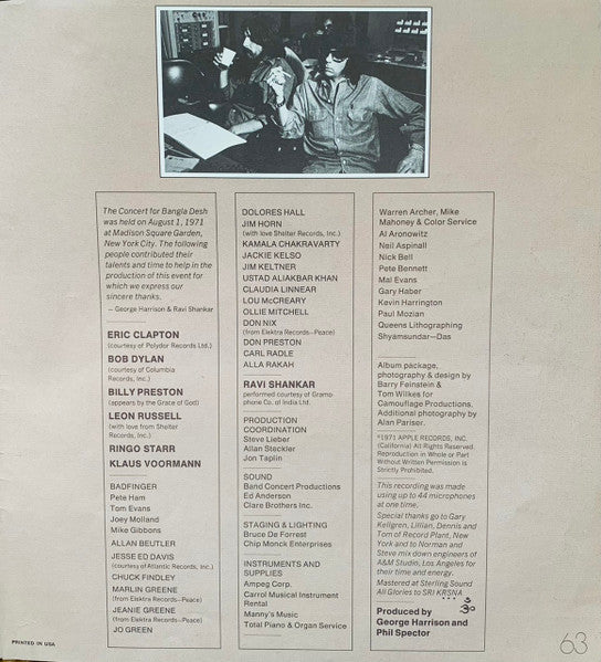 The Concert For Bangla Desh