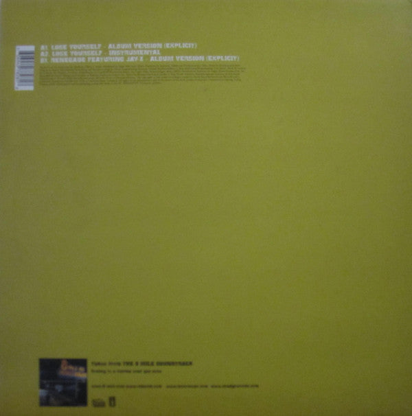 Release: Lose Yourself-Vinyl-UK-2002-497 8281, 497 8281, 497828-1, 497828-1-246626