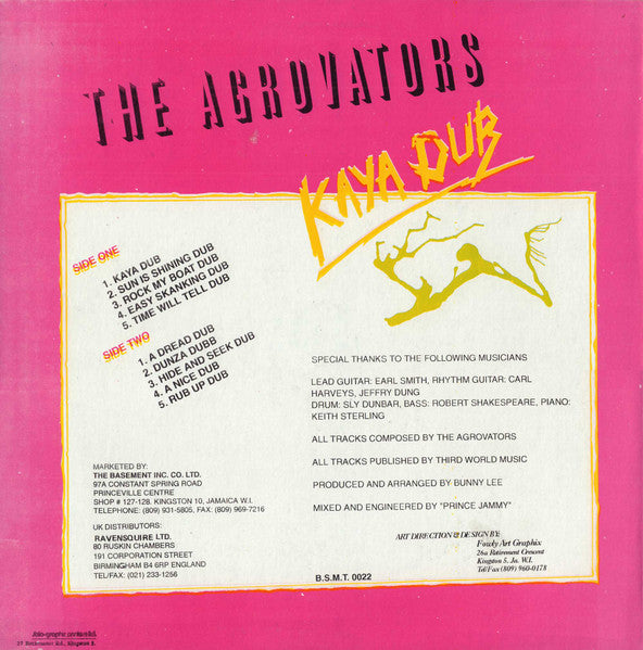 Master Release: Kaya Dub by The Aggrovators