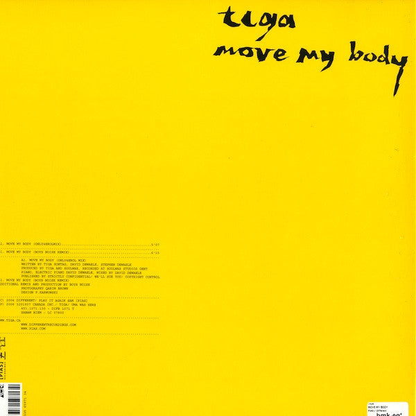 Release: Move My Body-Vinyl-Europe-2006-DIFB 1071 T, 451.1071.130-841066
