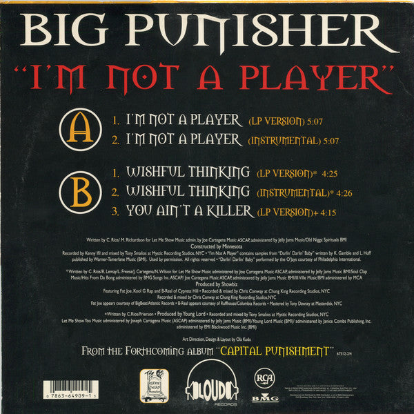 Master Release: I'm Not A Player by Big Punisher
