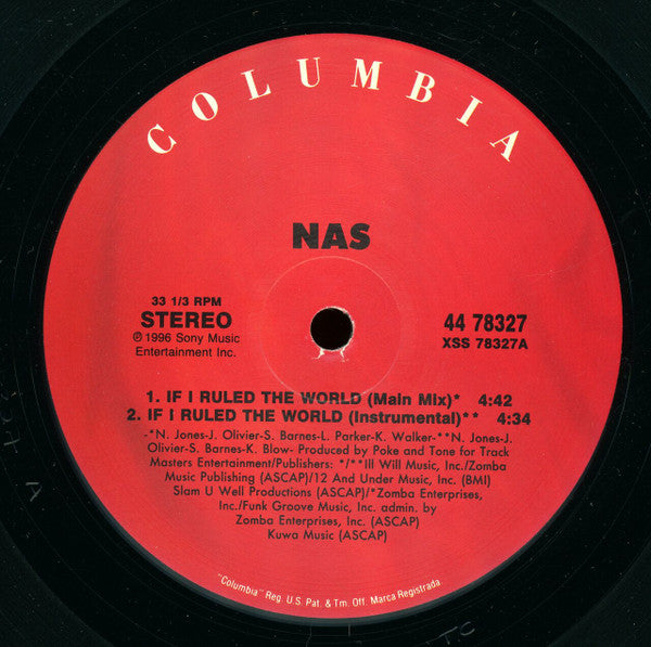 Release: If I Ruled The World (Imagine That)-Vinyl-US-1996-44 78327-226591