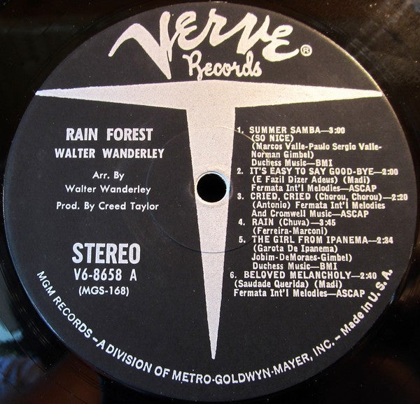 Release: Rain Forest-Vinyl-US-1966-V6-8658-399534