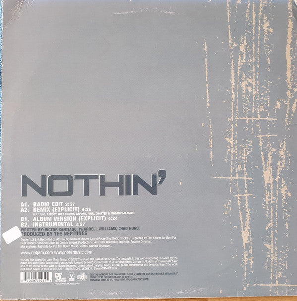 Release: Nothin'-Vinyl-Europe-2002-063 926-1, 063 926-1, 063 926-1-225168