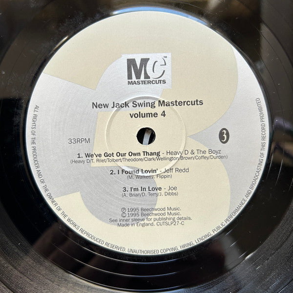 New Jack Swing Mastercuts Volume 4