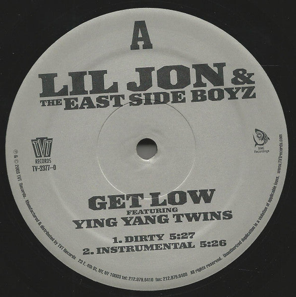 Master Release: Get Low by Lil' Jon & The East Side Boyz