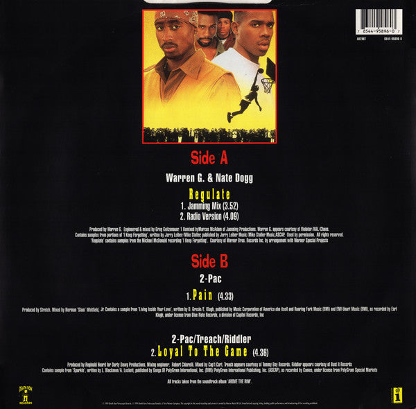 Release: Regulate (Music From "Above The Rim")-Vinyl-Europe-1994-A 8290T, 6544-95896-0-226587