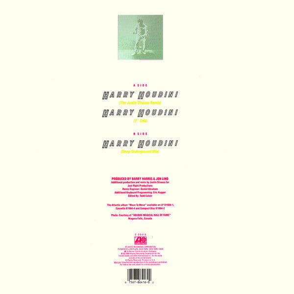Release: Harry Houdini-Vinyl-US-1989-0-86416-321976