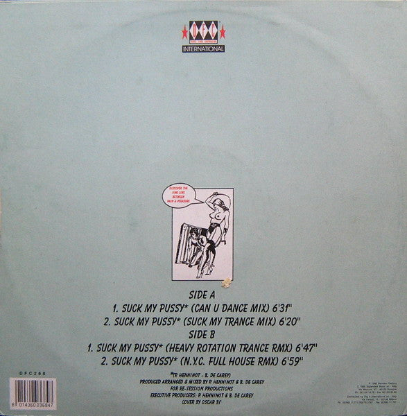 Release: Suck My Pussy-Vinyl-Italy-1995-DFC 268, DFC268-598029