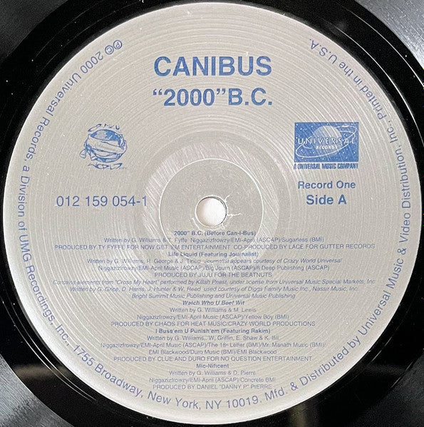 Release: 2000 B.C. (Before Can-I-Bus)-Vinyl-US-2000-012 159 054-1-786049