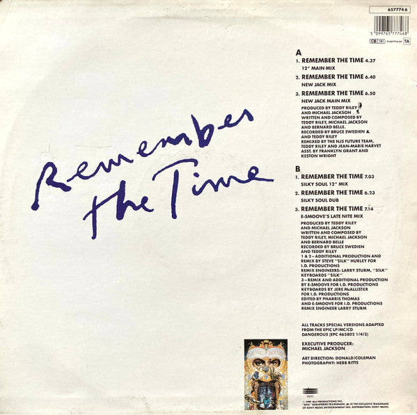 Master Release: Remember The Time by Michael Jackson