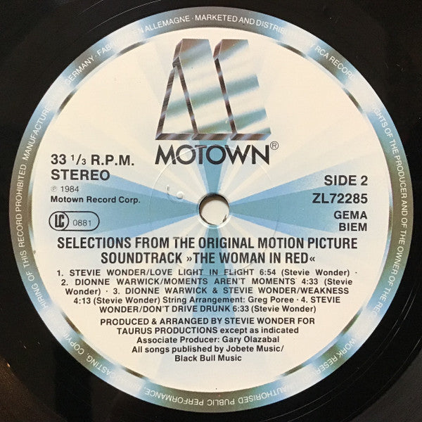 The Woman In Red (Selections From The Original Motion Picture Soundtrack)