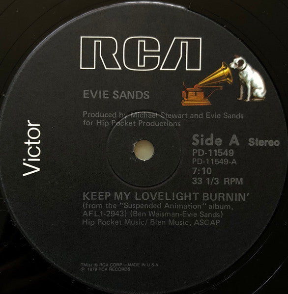 Master Release: Keep My Lovelight Burnin' by Evie Sands