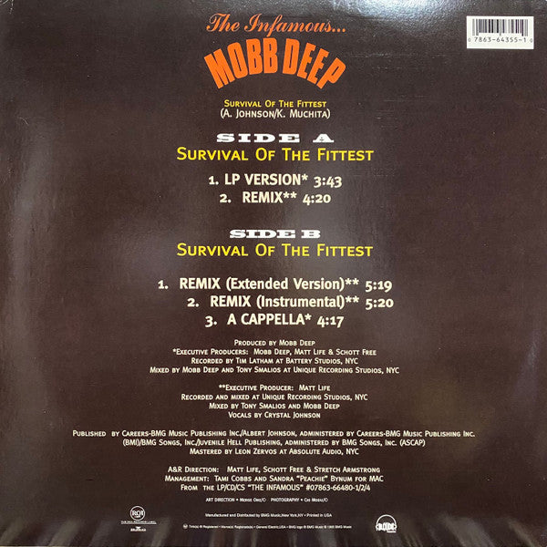 Release: Survival Of The Fittest-Vinyl-US-1995-07863-64355-1, RCA 64355-1, 07863-64355-1, 07863-64355-1-226015